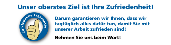 Zufriedenheitsgarantie