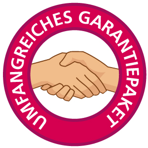 Umfangreiches Garantiepaket